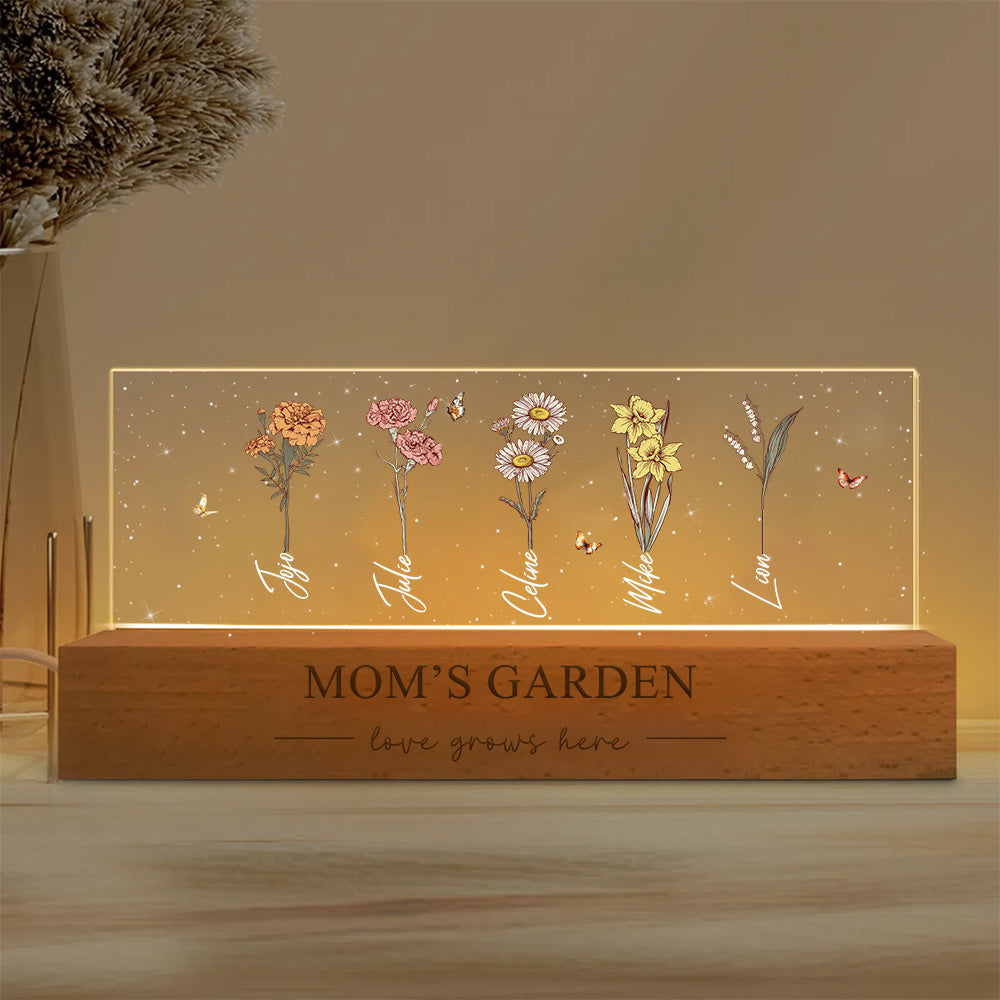 Oneonlycustom™ 50%OFF⭐️ Birth Month Flower Personalized LED Night Light