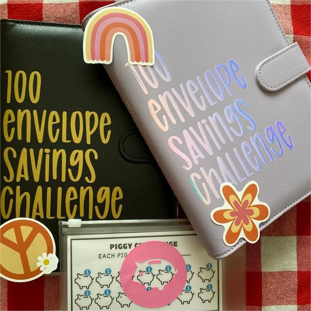 100 Envelope Challenge Binder-Easy And fun Way To Save $5,050 - Oneonlycustom