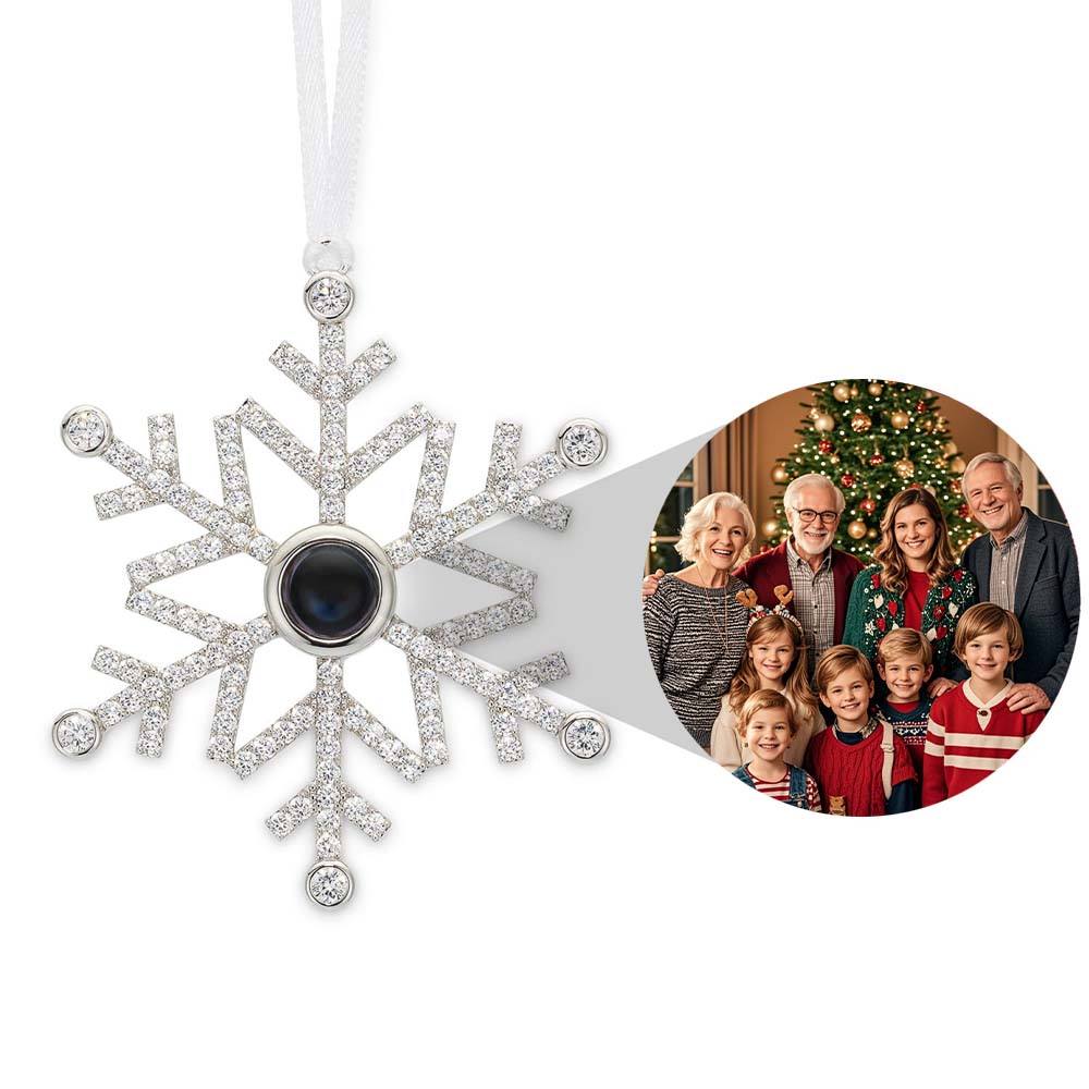 Personalized Custom Photo Christmas Projection Ornaments