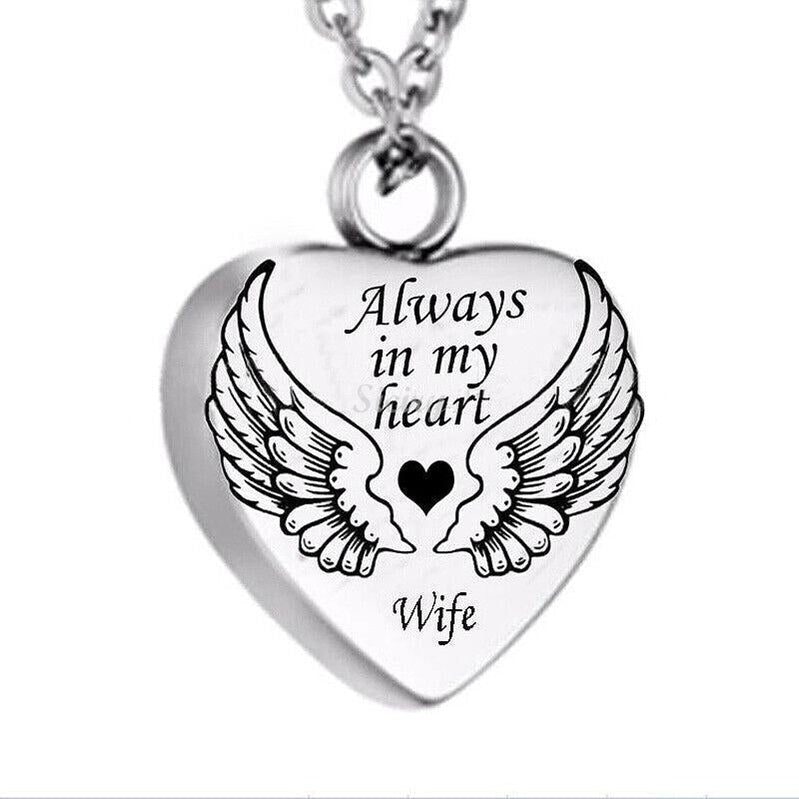 A Piece Of My Heart Lives In Heaven-Souvenir/Urn Pendant - Oneonlycustom