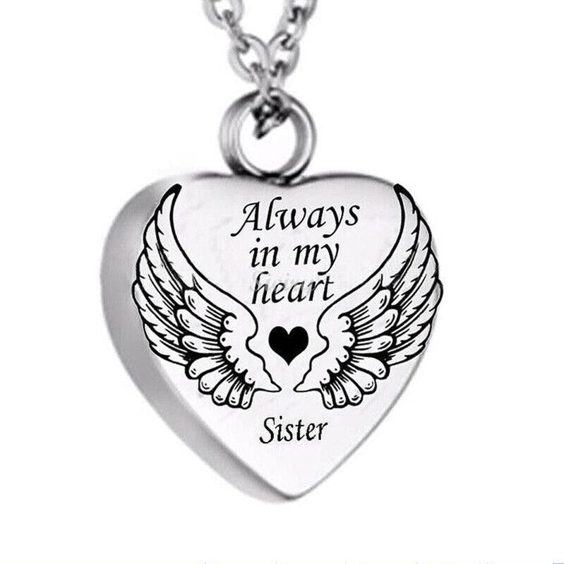 A Piece Of My Heart Lives In Heaven-Souvenir/Urn Pendant - Oneonlycustom