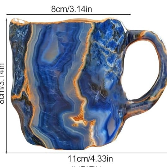 🥃2025 New Mineral Crystal Coffee Mugs