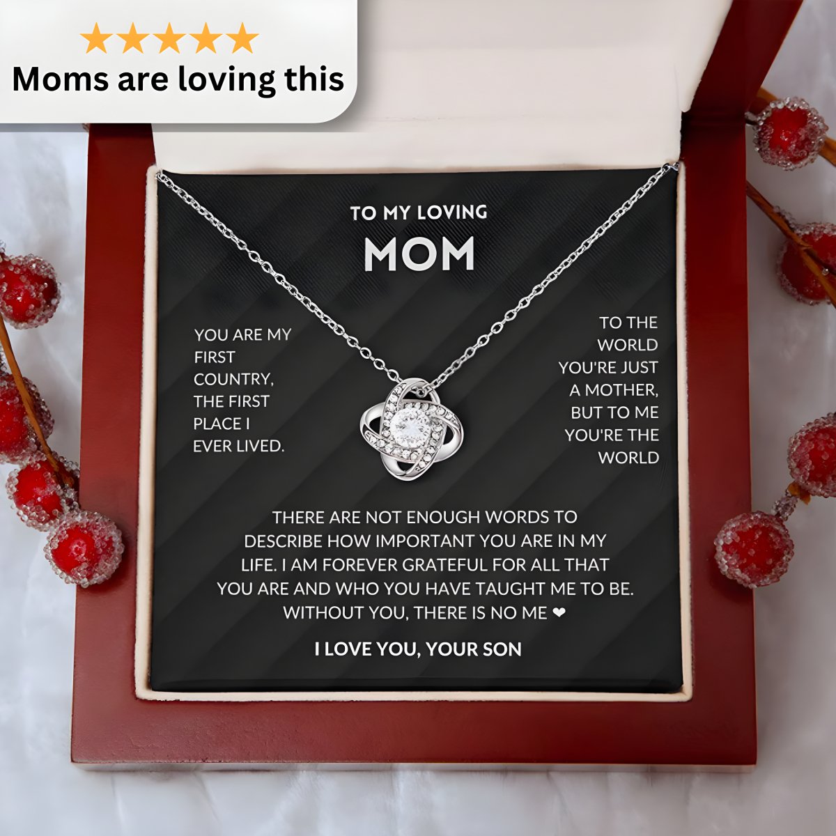 (Almost Sold Out) I'm Forever Grateful - Necklace For Mom - Oneonlycustom