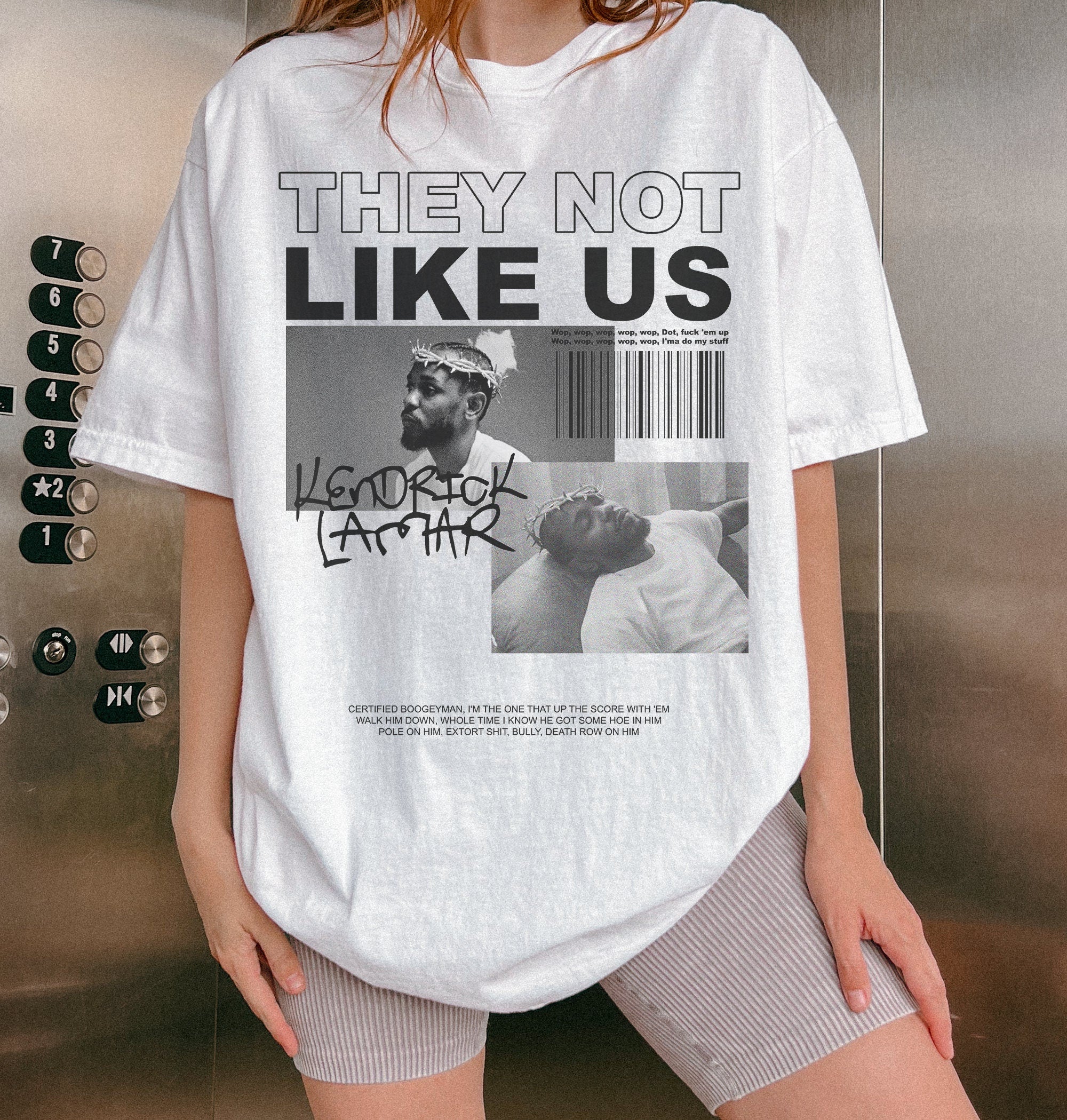 They Not Like Us Rapper Tee Vintage Kendrick Lamar 90’s Hip Hop Fan Tee