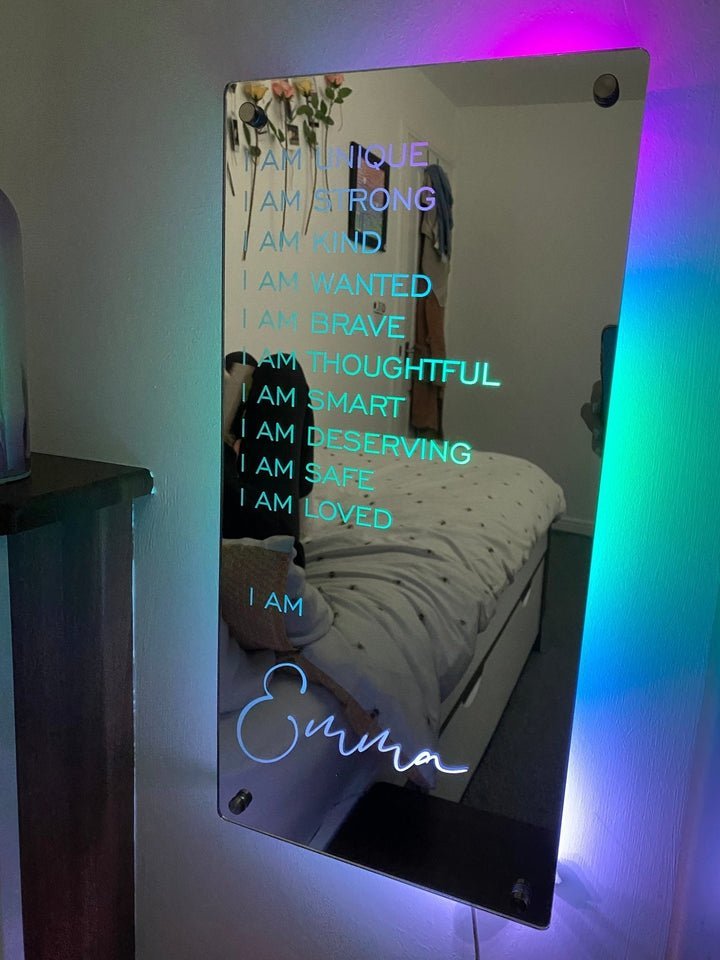 MyLoveCustom™ Affirmations Mirror - I Am Mirror - Oneonlycustom