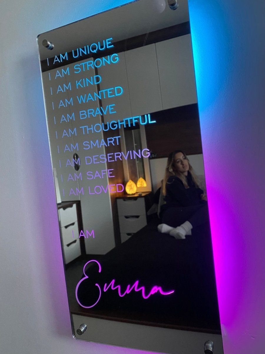 MyLoveCustom™ Affirmations Mirror - I Am Mirror - Oneonlycustom