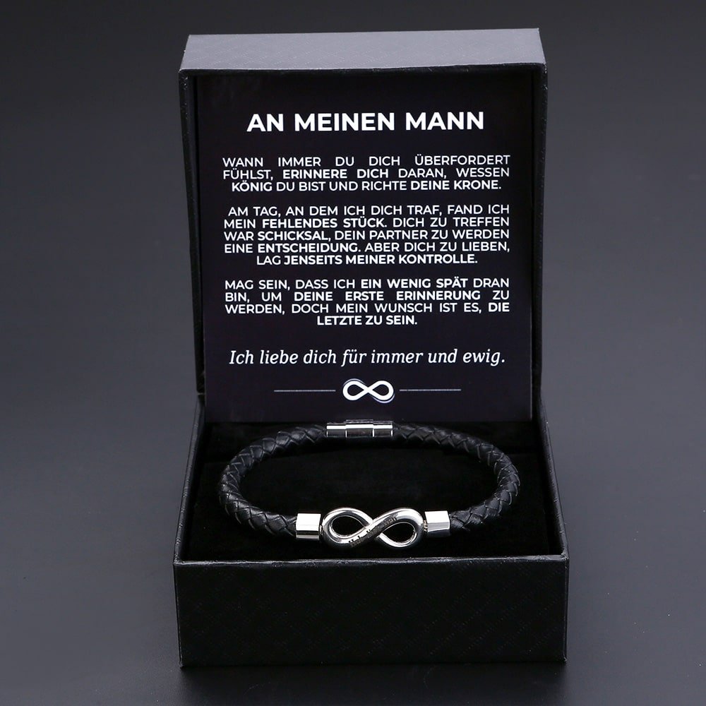 Oneonlycustom™"An meinen Mann" Personalisiertes Unendlichkeits - Oneonlycustom