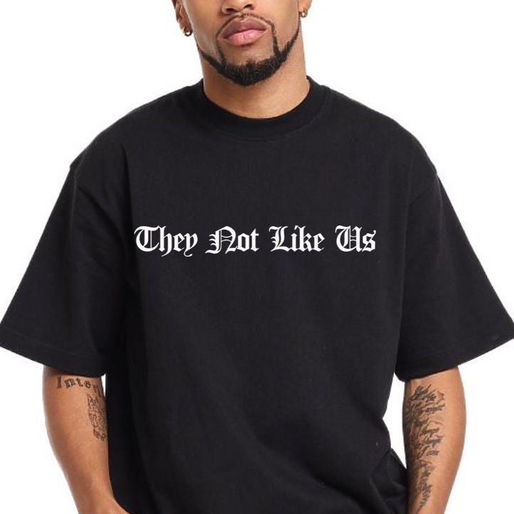 They Not Like Us Rapper Tee Vintage Kendrick Lamar 90’s Hip Hop Fan Tee - Oneonlycustom